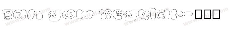 Ban gow Regular字体转换